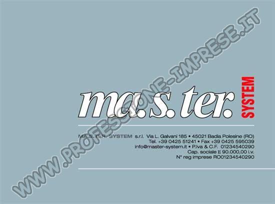 Ma.s.ter. System Srl